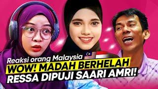 Ressa Cover Madah Berhelah  Saari Amri Puji Ressa !!    Malaysian React