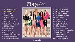 KPOP PLAYLIS 4TH GEN GIRL GROUPS PART 1 (AESPA, ITZY, NEWJEANS, LOONA, IVE ... )