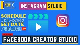 how to schedule video on Instagram IGTV Facebook Creator