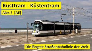 Die längste Straßenbahn der Welt: Kusttram - De Lijn in Belgien  |  Alex E