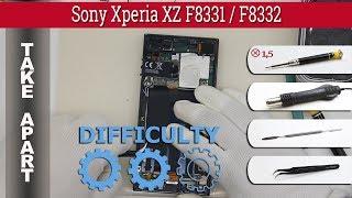 How to disassemble  Sony Xperia XZ F8331 / F8332 Take apart Tutorial