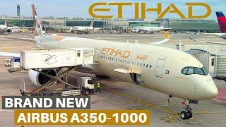 ETIHAD AIRWAYS Brand New AIRBUS A350-1000 (Economy) | Abu Dhabi - Paris | Flight Review