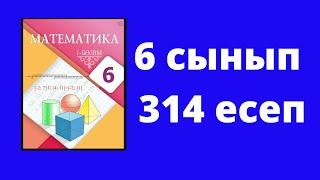 6 сынып. Математика. №314 есеп