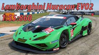 Lamborghini Huracan EVO2 - Sebring 1:55:860 World Record - Automobilista 2 + Setup Link