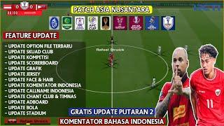 PES 6 - Patch Asia Nusantara Update Liga Indonesia & Timnas Musim 2024/2025 HD