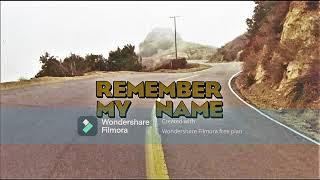 Remember My Name - Danson (Prod Pacific)