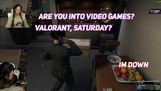 Valkyrae Calls Randy to play others games together | GTA V RP NoPixel