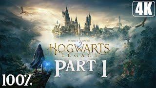 Hogwarts Legacy - Full Game 100% Longplay Walkthrough Part 1 - 4K 60FPS