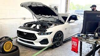 First DYNO PULLS with My 2024 Mustang GT!!