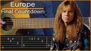 Final Countdown - Europe (Simple Guitar Tab)