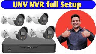 UNV NVR and IP Camera Full Configuration and setup | UNV Nvr online setup