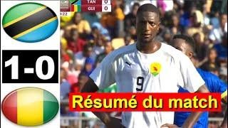 Tanzanie vs Guinee 1-0 Résumé du match Guinée vs Tanzanie 2024