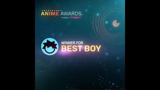 Winner for Best Boy | Anime Awards | 2021 | Crunchyroll | Anime