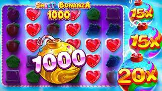 БОНУС ЗА 500 000 Р ВЫДАЛ МАКСИМАЛКИ \ ЛУЧШИЙ КАМБЕК \ Sweet Bonanza 1000 \ занос \ заносы недели