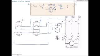 Ladder Diagram Basics #4 (Multiple Stop Start Stations)