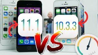 IOS 11.1 iPhone 5 is FASTER than 5s? Latest firmwares comparison