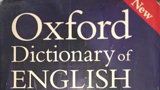 Oxford Dictionary of  English | Book Review | Learn English