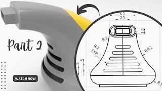 Siemens NX CAD Surface Modeling Tutorial | Video #2