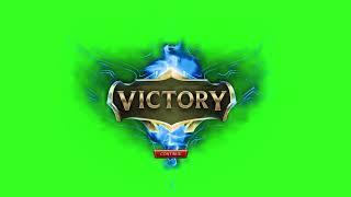 Victory green screen League of Legends