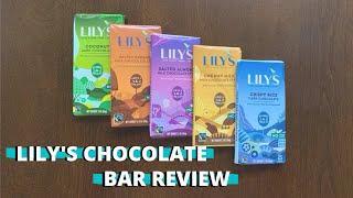 Lily's chocolate bar review | Keto friendly chocolate bar | LCHF Strawberry dessert recipe