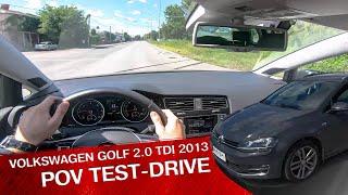 Volkswagen Golf VII R-Line 2.0 TDI 2013  |  POV Test-Drive