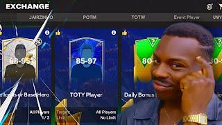 I OPEN ALL TOTY EXCHANGE PACKS AND FREE REWARDS IN FC MOBILE