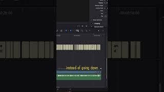 The SECRET for Smooth Keyframes / 1min Tutorial / DaVinci Resolve  #davinciresolve #help #tutorial