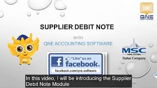 Supplier Debit Note