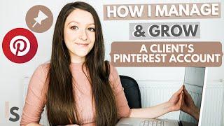 How I Manage a Pinterest Business Account Monthly for a Client | Pinterest VA Tips