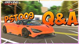 PST009 Q&A #1 | Roblox Driving Empire