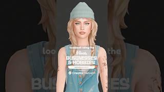 Lookbook with the *NEW* Businesses & Hobbies expansion pack | The Sims 4 CAS overview #thesims4