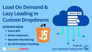 Load-on-Demand & Lazy Loading in JavaScript | #CodeLSC