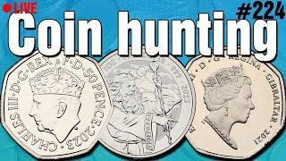 50p Coin Hunting - Live #224