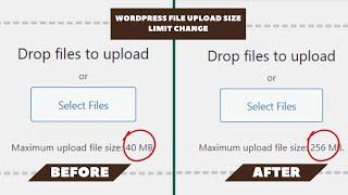 How to Change WordPress file upload size limit change