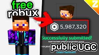 How To UPLOAD PUBLIC UGC FOR FREE and EARN MILLIONS OF ROBUX in Roblox!