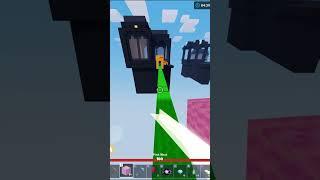 They Didn't EXPECT The DIAMOND SWORD... (ROBLOX Bedwars) #shorts