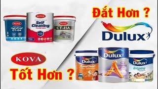 Nên Chọn Sơn Kova hay DuLux | Sơn Nào Tốt Hơn | Thắng Sơn Nhà