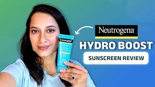 Neutrogena's Hydro Boost Water Gel Sunscreen: A Must-have For Dry Skin!/ Neutrogena Sunscreen Review