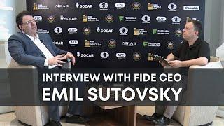 In-depth interview with FIDE CEO GM Emil Sutovsky