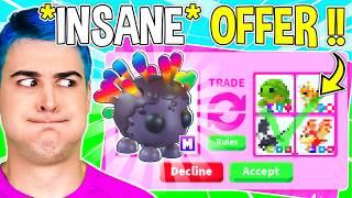 I Traded My MEGA *MOONPINE*, But THIS Happened... Roblox Adopt Me Trading