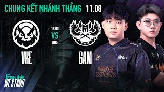 VKE vs GAM (BO5) | VCS 2024 MÙA HÈ - CHUNG KẾT NHÁNH THẮNG | 11.08.2024