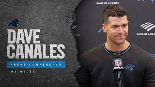 Dave Canales speaks after 44-38 overtime win against the Falcons | Carolina Panthers