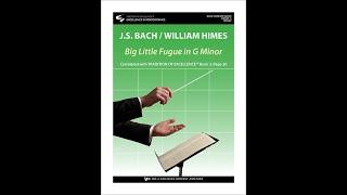 Big Little Fugue by Johann Sebastian Bach Arranged by William Himes WB562