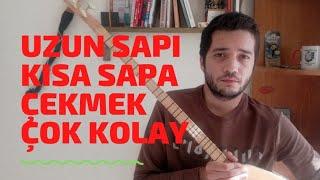 Bağlamada Akort Nasıl Yapılır Uzun sap bağlamayı Kısaya çekmek(ÇOK KOLAY‼️) #Kısa sap #Solfej