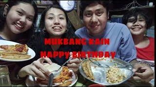 Mukbang Lumpiang Shanghai, Macaroni Spaghetti, Macaroni Salad, Pizza Hut + Shout-out + HBD my Wife