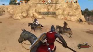 Mount and blade 2 Bannerlord сavalry warm-up before the battle in captain's mode