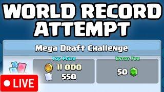 MEGA DRAFT CHALLENGE WIN STREAK WORLD RECORD!