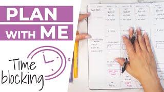 Plan with Me - Time Blocking ft. Clever Fox Appointment Book