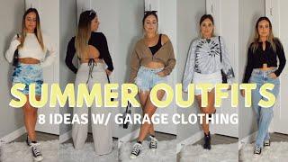 8 Summer Outfit Ideas | Garage Clothing Try On Haul