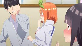 Yotusuba Kiss Fuutarou Moment | Gotoubun no Hanayome Season 2